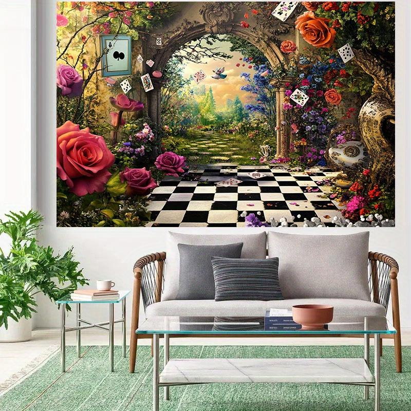 2D flat banner 1 piece backdrop: Dreamy Wonderland! The perfect choice for Halloween adult parties and themed photography