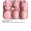Fondantform Niedliche Cartoonform Leichtes Entformen Antihaftbeschichtet Hitzebeständig Lebensmittelqualität DIY Herstellung Wiederverwendbar Tier Osterei