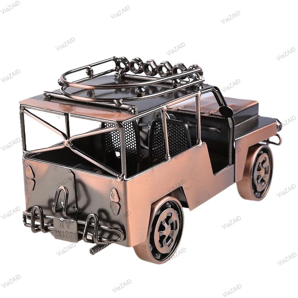 Metal Antique Vintage Car Model Handcrafted Collections Collectible Vehicle Toys for Bar or Home Decor Decoration