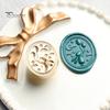 Craft Stamp for Journaling Embossed Wax Seal Stamp, Zinc Alloy Sealing with Various Personalized Patterns Wedding Invitations Envelopes Gift Packaging
