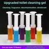 Toilet Cleaner Gel Fresh Flower Toilet Gel Stamp Stops Air Scent Deodorant Bowl and Limescale Freshening Toilet with Stains G4C8