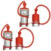 Hydrauliska snabbkopplingar 2 set ISO5675 med dammskydd NPT1/4 NPT3/8 NPT1/2 för förbättrad kompatibilitet