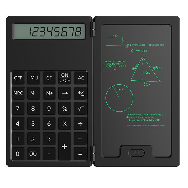Multifunctional Portable Mini Calculator with Handwriting Board - Perfect for Business, Student, and Office Use