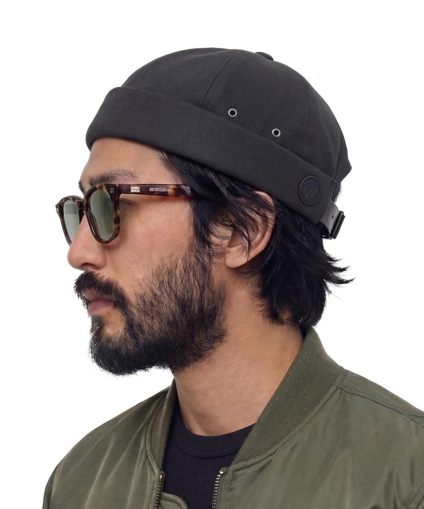 Eondeokeonteulol Vintage Cotton Brimless Cap Mold Cap / Vntg / Charcoal