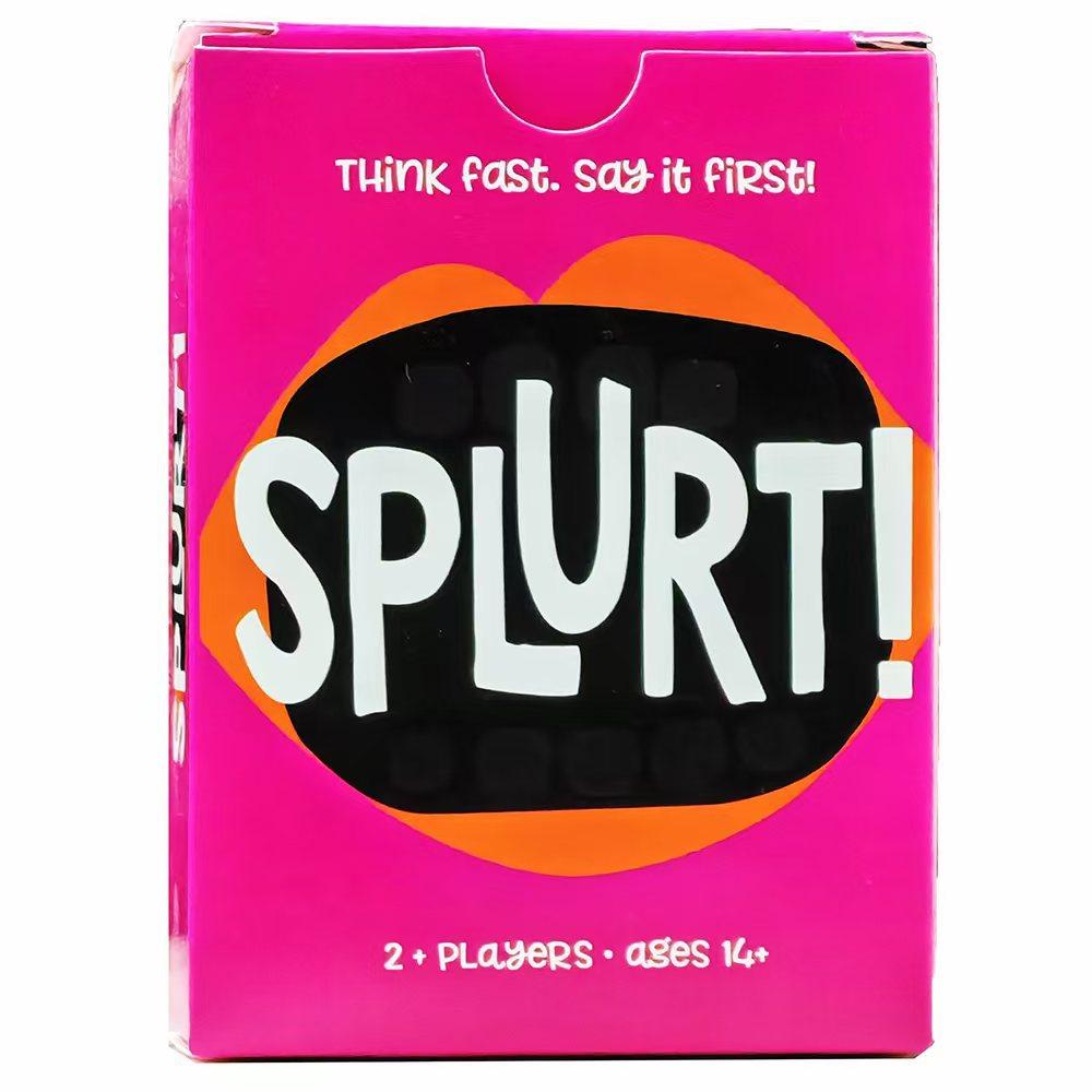 Alle englischen Karten-Splurt! Schnell Denken Zuerst Sagen Schnell Name Party Strategie Sammeln