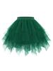 Women's Fluffy Mesh Ruffle Skirt - Short Princess Style