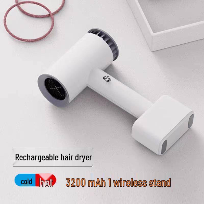 Rechargeable Wireless Hair Dryer for Home, Art Students, Outdoor Use, and Baby Care