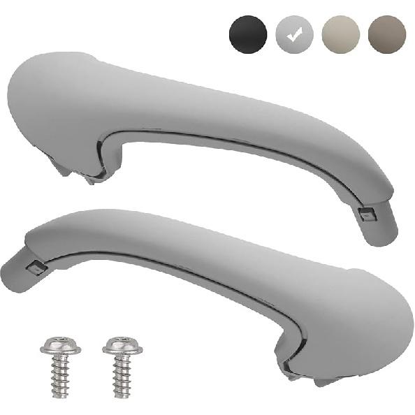 APPERFiT Interior Door Pull Handle (Gray) For Front Door Panel Driver & Passenger Side Compatible With Mercedes-Benz C-Class W203 C230 C240 C280 C320