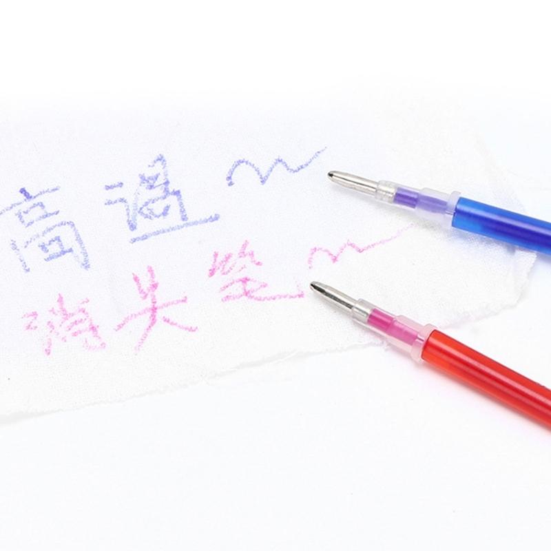 100x Erasable Fabric Refills High Temperature Disappearing Ink Fabric Marker Refills for Dressmaking Fabric PU Leather