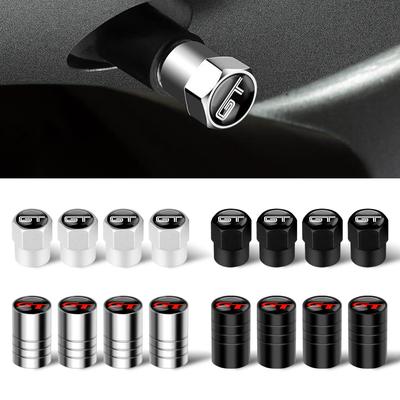 4ks GT odznaků Styling auta Víčko ventilku pneumatiky kola Pro BMW Mercedes Benz Ford Renault Kia Peugeot Volvo Honda Volkswagen Skoda