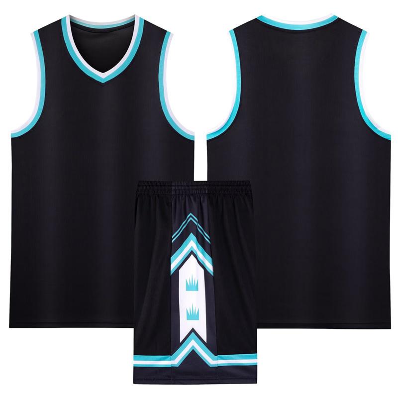 

Basketball Jersey Logo Custom Basketball Training Suit Logo Printing DIY Adult and Kids Clothes Sports Vest Sets Large Size 5XL чорний