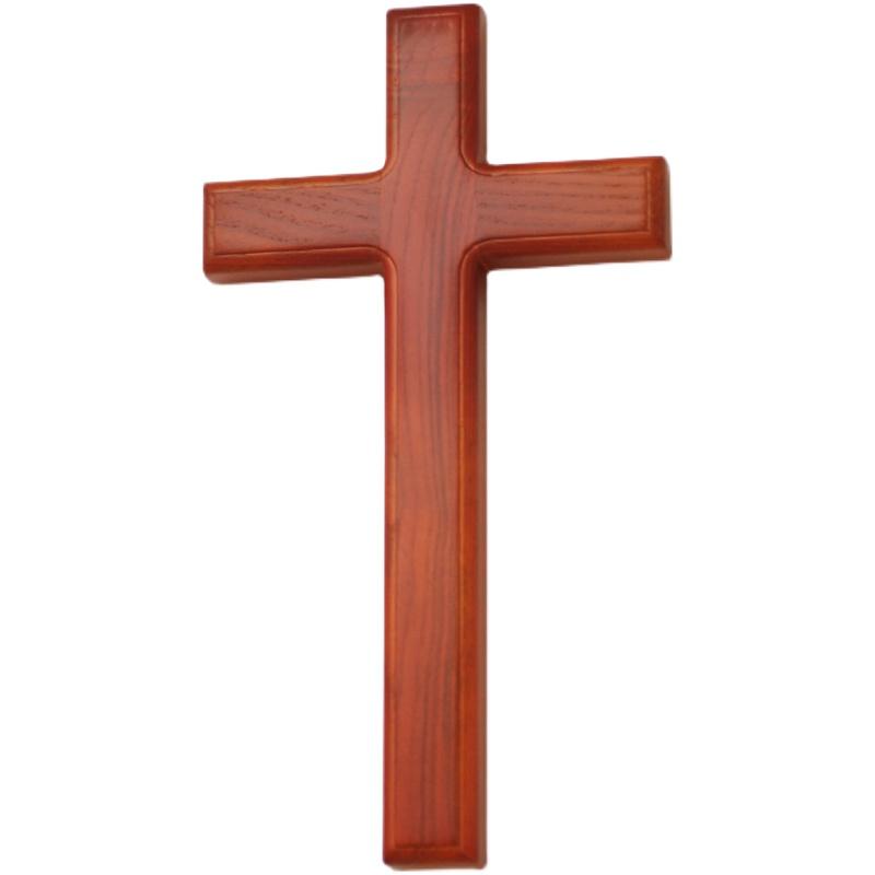 Wall Cross Decor Wall Hanging Decoration Wood Cross Catholic Gift Packaging Crucifix Wall Cross Wall Crosses for Home Decor