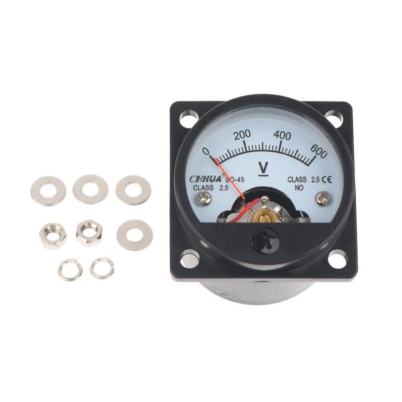 So-45 Analog Dc 1V-800V Voltmeter Sensitive Pointer Accurate Display Long Service Life For Electrical Testing Industrial Project