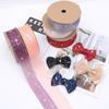 25mm Width Starry Sky Ribbon Organza Wedding Party Ribbon Gift Bouquet Wrap Ribbon  Cake Decoration