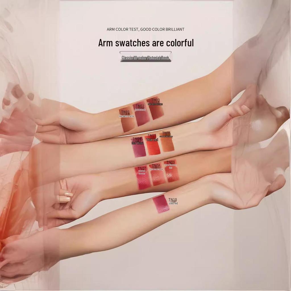 METYSUR White Truffle Rose Essential Oil Long-Lasting Moisturizing Lipstick MT6061