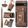 Universal Google Pixel 10 Pro Leather Flip Case with Card Slot & RFID Protection