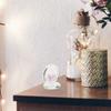 Transparent Lotus Flower Figurine Stable Base Clear Lotus Flower Collectible  Wedding Gifts