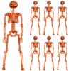 Funny Halloween Pumpkin Skeleton 40cm Halloween Movable Skeleton Human Skeleton Bar Home Decor