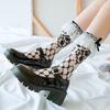Lace Lace Stockings Women's Bow Summer Thin Long Leg Socks