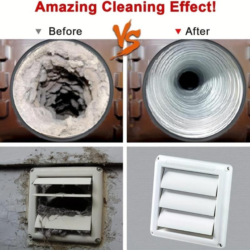 1Pc Long Flexible Rod Dryer Vent Cleaner Brush - Removes Dirt, Dust, Lint Blockage, Coil Brush Auger, Clothes Lint Trap Remover