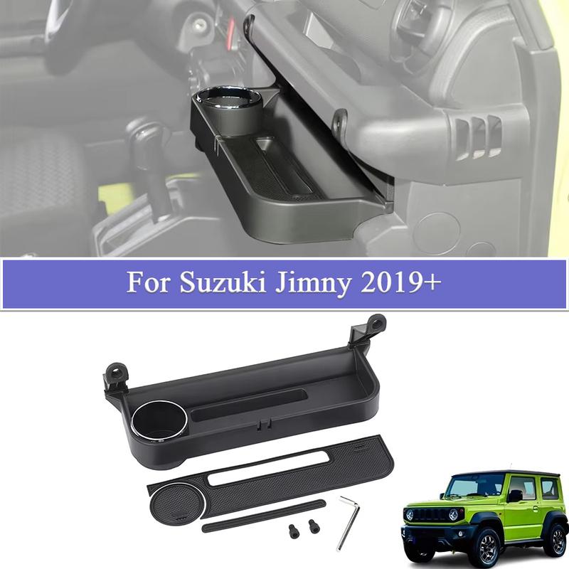 Front Passenger Grab Handle Extension Storage Box Organizer Cup Holder for Suzuki Jimny JB64 -2026 Interior Car Accessories
