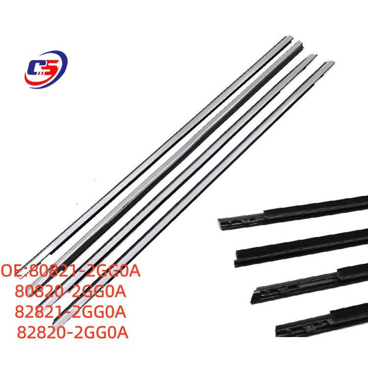 

Electroplated Weatherstrip for 17-21 Toyota, Part 80821-2GG0A 80821-2GG0A 80820-2GG0A 82821-2GG0A 82820-2GG0A