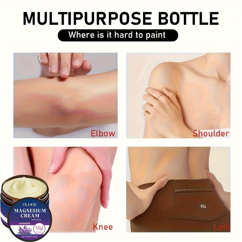 Buy 1 Get 1 Free - Magnesium Cream with Lavender & Hyaluronic Acid, Fast-Absorbing, 60g/2.12oz, Ideal for Athletes & Seniors