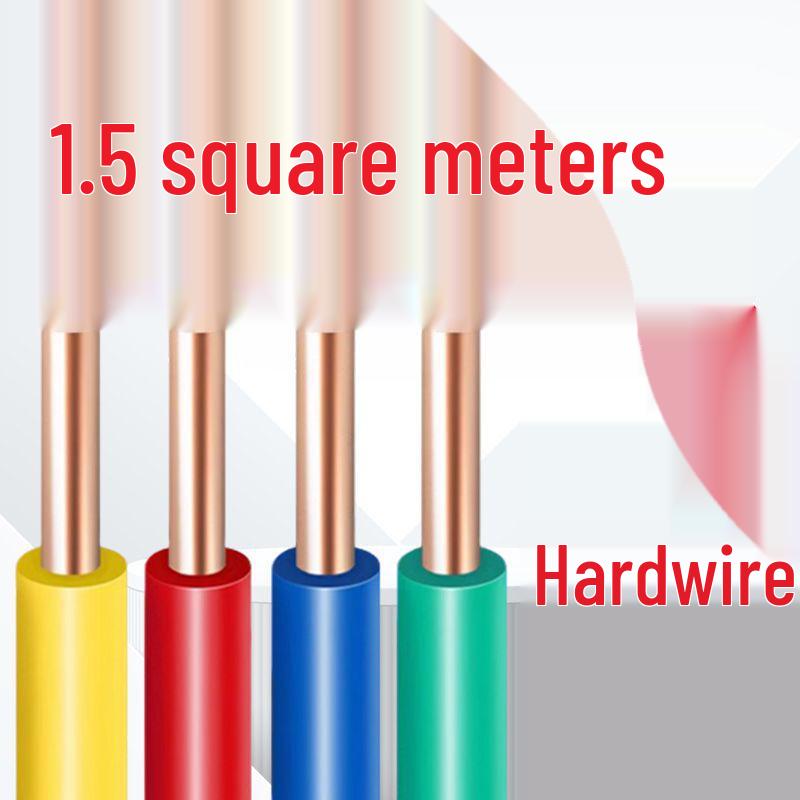 Flame Retardant Copper Core BVBVR 2.5/4/6 Square Cable for Home Decor, 3C Certified