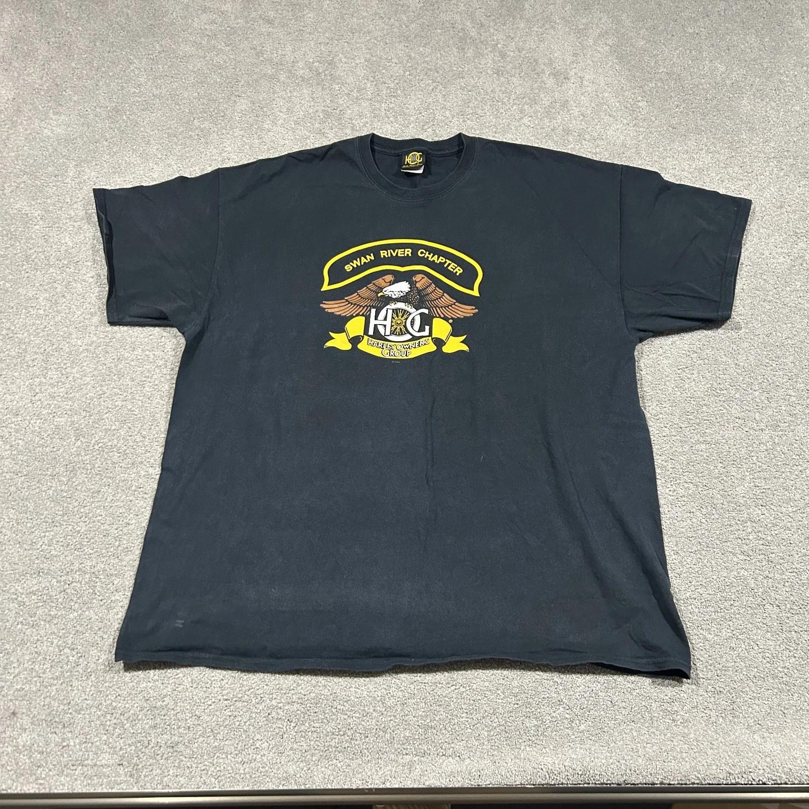 

Harley Owners Club T Shirt Mens 2XL Graphic Tee HOG Biker Rally Short Sleeve 2XL