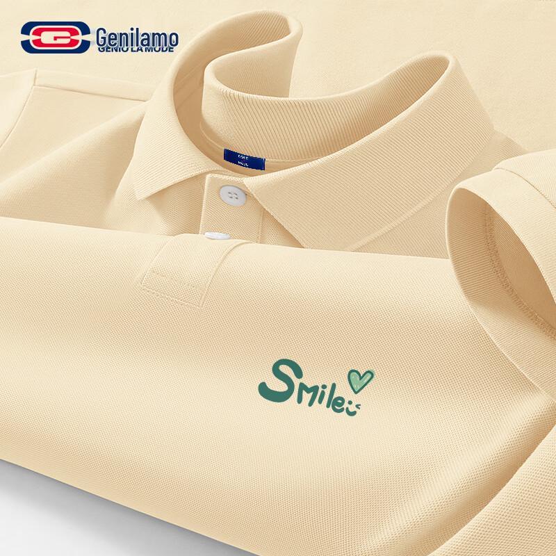 

GENIOLAMODE Men s Short Sleeve Polo Shirt M