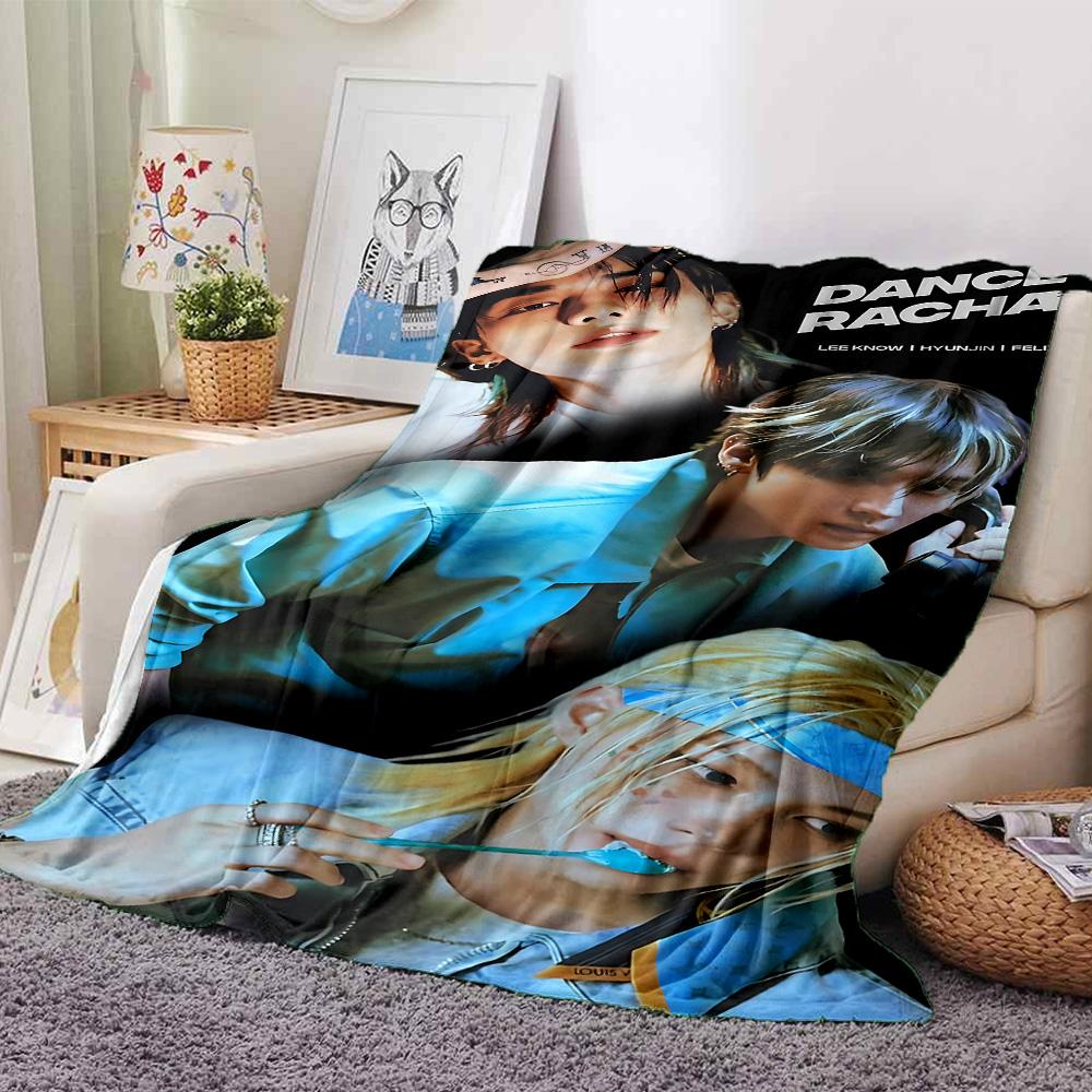 Dance Racha Live Performance Flannel Blanket Super Soft Warm Cozy Blanket for Sofa Bed Office Travel All‑Season Home Decor Gift