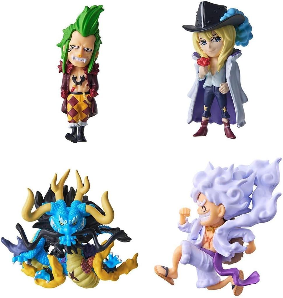 From the TV animation ONE PIECE One Piece Fruit 14th Sea Battle 4-piece complete set Gachapon capsule toy