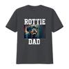 Rottweiler Dad T Shirt For Rottie Lover  vintage Washed graphic Top For Everyday Wear Comfortable designer clothes homme