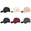 Fashion Metal Badge Baseball Cap Breathable Adjustable Baseball Hat Minimalist Outdoor Sun Hat For Women Men Unisex