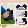 Cartoon Hamster Cotton House Thickened Soft Rat Sleepping Bed Comfortable Bear/Panda/Bee Shape Guinea Pig Tent Bed for Winter