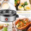 Space Saving Eggs Boiler 350W Automatic Cooker 6 Eggs Capacity Electric Steamer Multi Functional Kitchen Appliance
