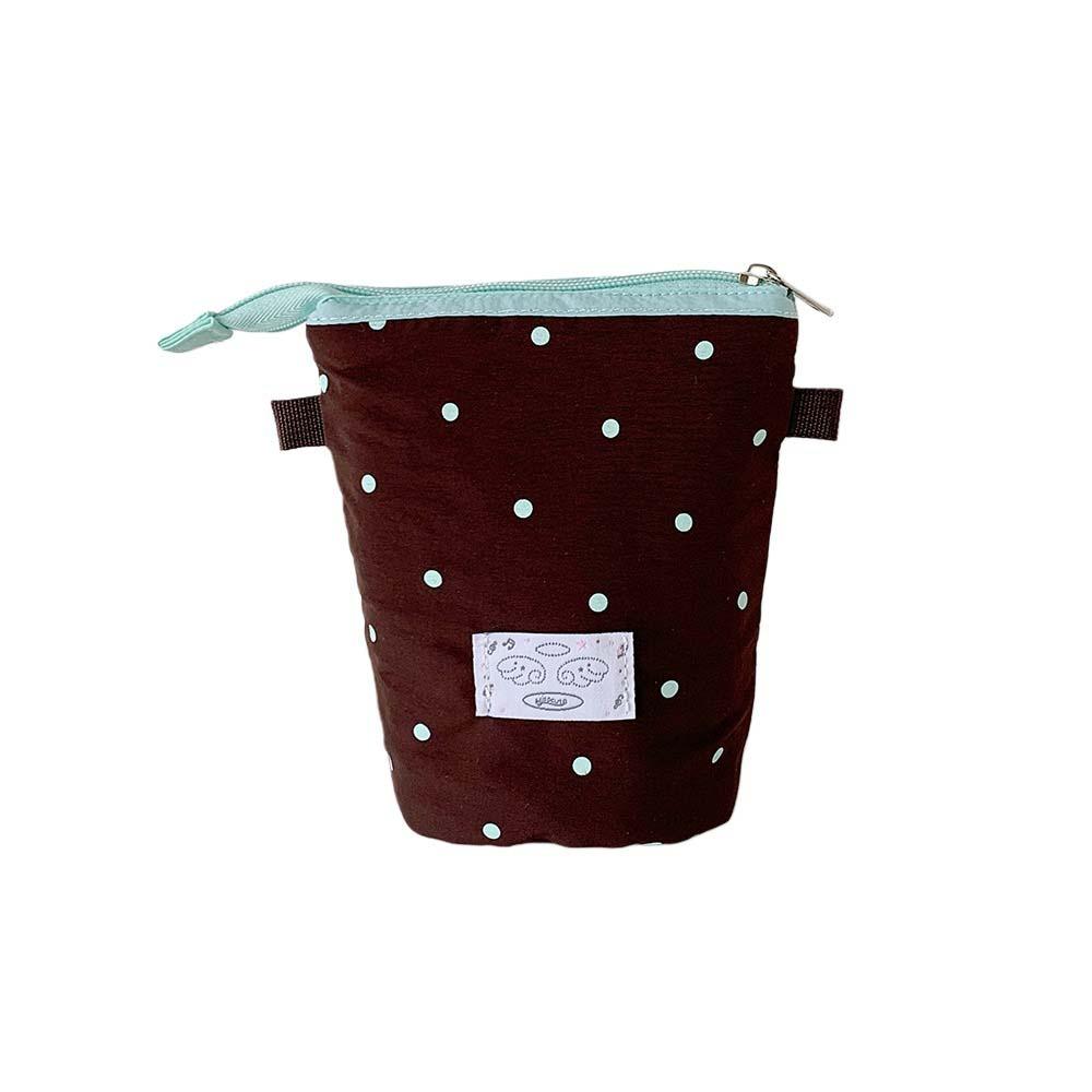 Standing Pen Holder Korean Cloth Stationery Bag Candy Color Pencil Pouch  School