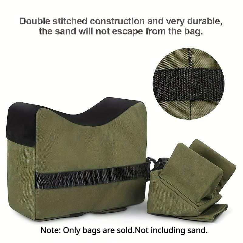 1pc Outdoor Bike Front Rear Bag Support Rifle Sandbag Set Portable Sniper Hunting Tactical Gun Rest Target Stand CS Shooting Bag
