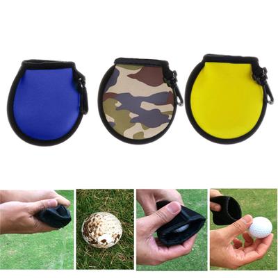 Bolsa Limpiadora de Bolas de Golf Resistente al Desgaste Portátil Reutilizable Protectora Interior de Felpa Limpia Suave