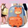 Sac à dos scolaire pour enfants avec motif animal pour enfants d'âge préscolaire en nylon et polyester