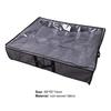 Under Bed Shoe Organizer Transparent Cover Large Capacity Non Woven Fabric Space-saving Underbed Shoes Container for Bedroom