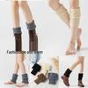 Korean Style Knitted Wool Leg Warmers: Fashionable, Versatile, Loose-Fit for Women’s Autumn & Winter Ankle Protection.