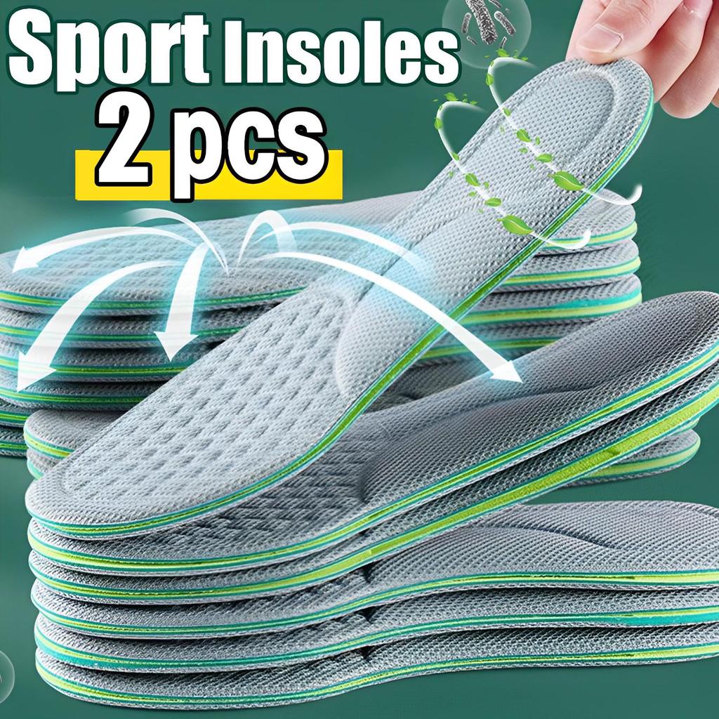 1/3 paar zachte inlegzolen van traagschuim voor schoenen heren dames, deodorant, zweetabsorberend, massage, sportbinnenzool, voetschoenzool, hardlopen