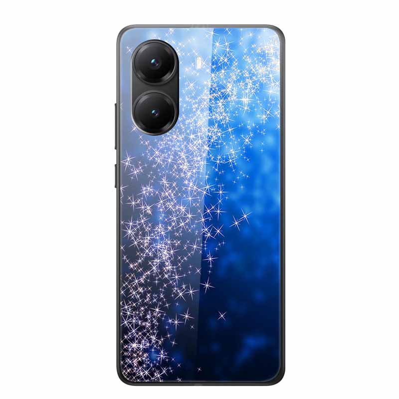 Tempered Glass Case For Xiaomi Poco X7 Pro Case Hard Glass Back Cover Soft TPU Bumper For Redmi Turbo 4 Phone Case X7Pro Turbo4