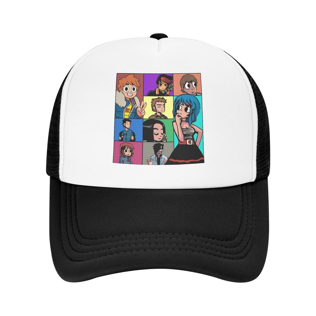 Summer Scott Pilgrims Baseball Cap  Kpop Rock Casual Design Sun Trucker Hat Unisex Unisex Hot Sale Snapback Cap