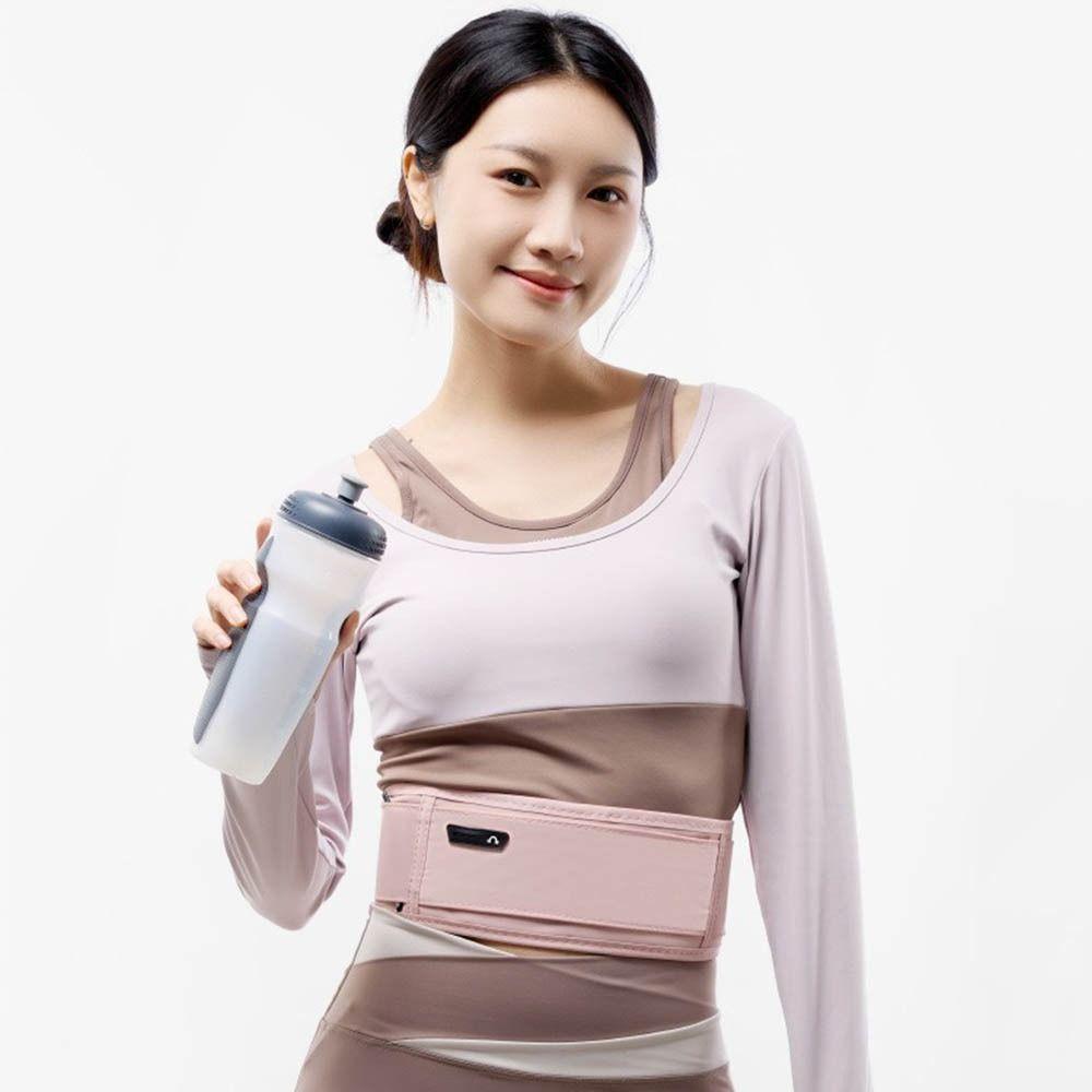 Waterproof Sports Waist Bag Invisible Close Multi-function Running Belt Lightweight with Phone Holder Bottle Holder Waist Pack