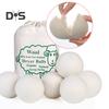 3/5Pcs Wool Dryer Balls Reusable Wool Dryer Balls Fabric Softener Laundry Kit Home Washing Reduces Wrinkles Laundry Accessories