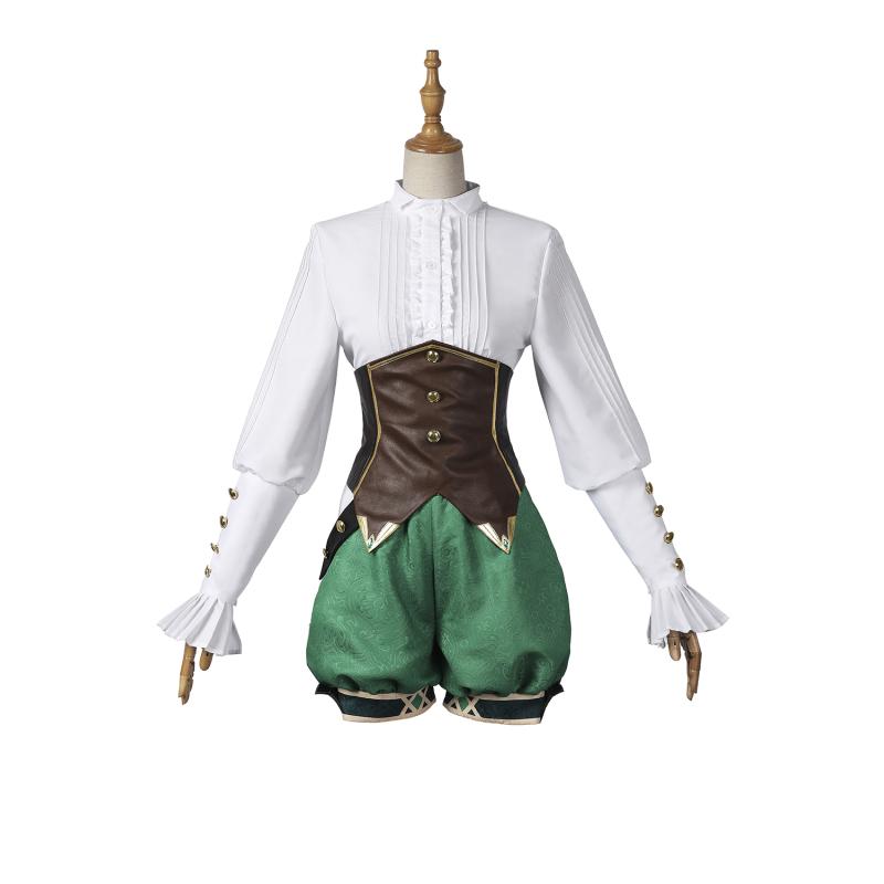 Venti Cosplay Costume Cloak Outfit Shoes Full Set Cosplay Halloween Party Women Costume