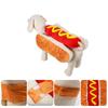 Costume amuzante de Halloween pentru câini Hot Dog în formă de teckel cârnați haine reglabile Îmbrăcăminte pentru animale de companie Îmbrăcare pisică costum de petrecere