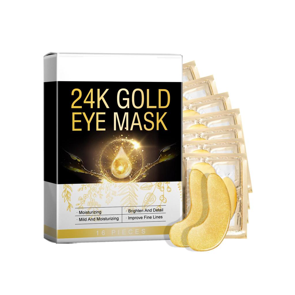 Gold Eye Mask Lifting Forehead Line Removal Eye Bag Firming Aging Frown Smoothing Wrinkle Forehead Patch 5ml